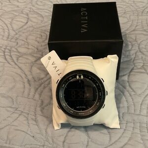 Activa Black and White Men's Watch
